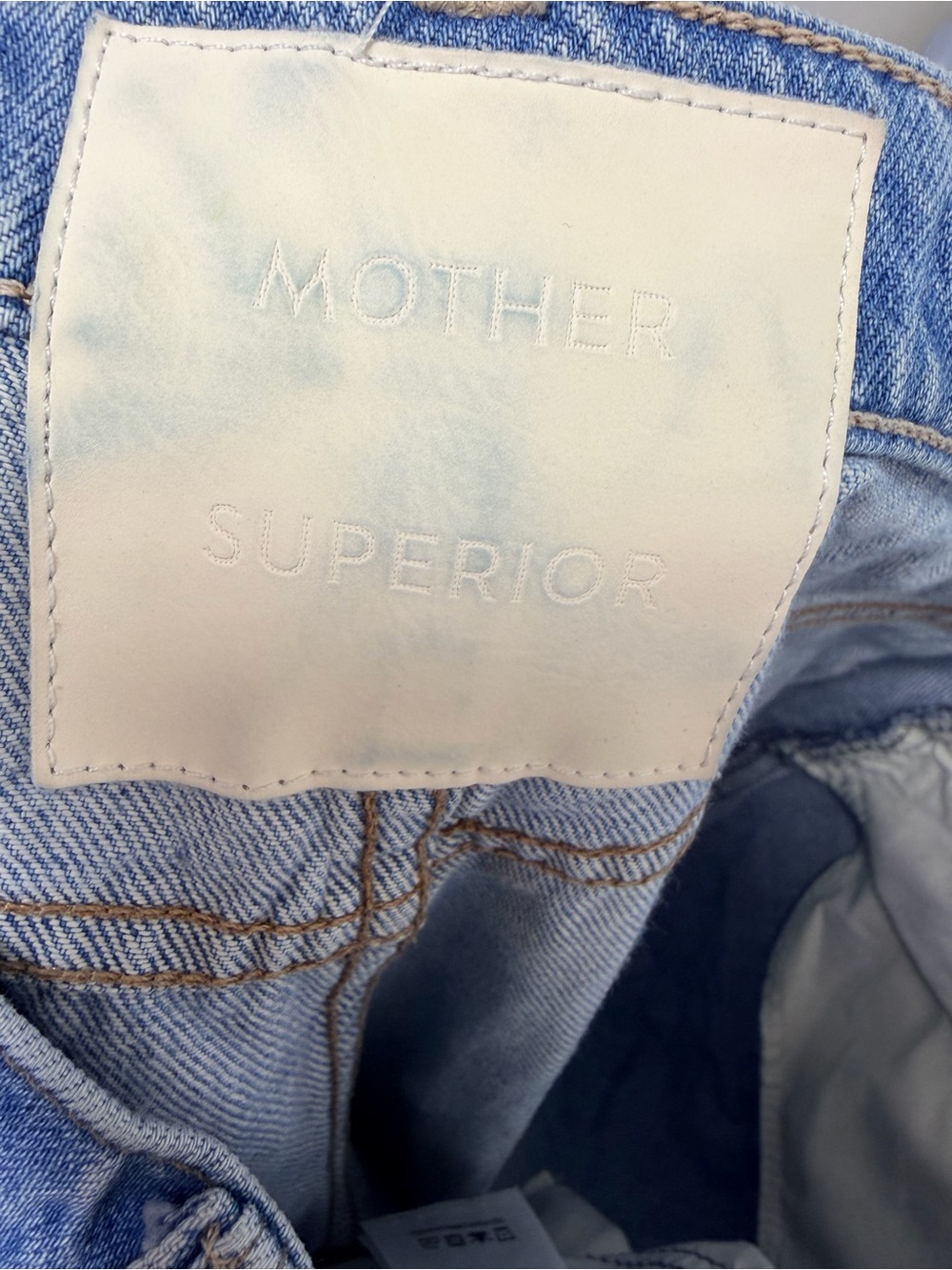 Mother Superior The Dodger Button Hover Cuff Jeans Size 30 - Picture 13 of 14